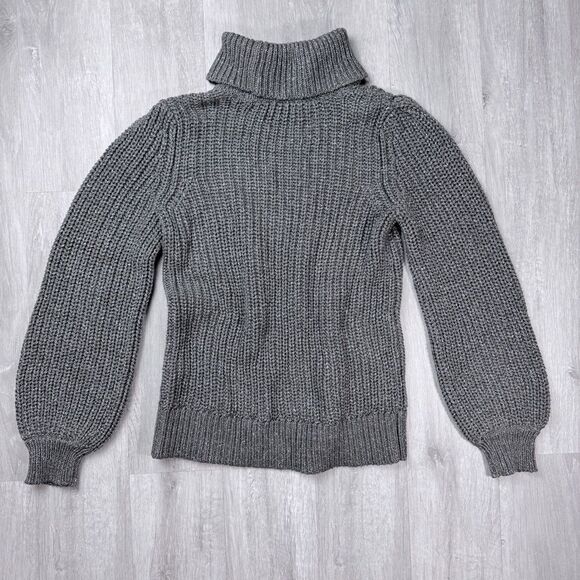 Gray Chunky Knit Sweater L - Picture 2 of 3